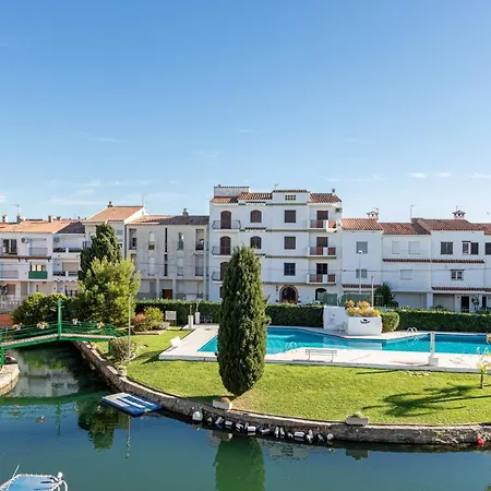 Empurialola- En Con Piscina Y Jardines En Centro Y Cerca Playa -158 Apartment Empuriabrava